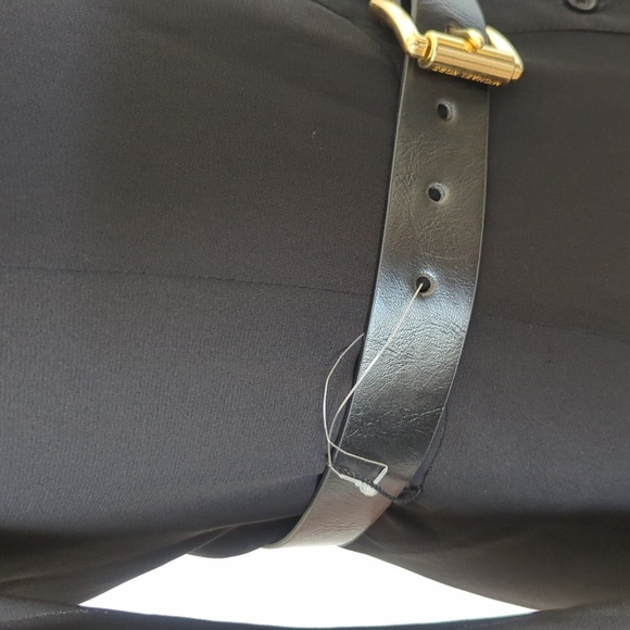 MICHAEL Michael Kors Women's Kate Belted Button-Down Midi Dress - Picture 8 of 9